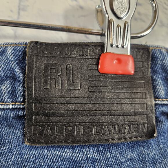 Polo Ralph Lauren Jeans Men 38 X 30 The Big Jean Relaxed Straight Denim USA - Picture 6 of 7